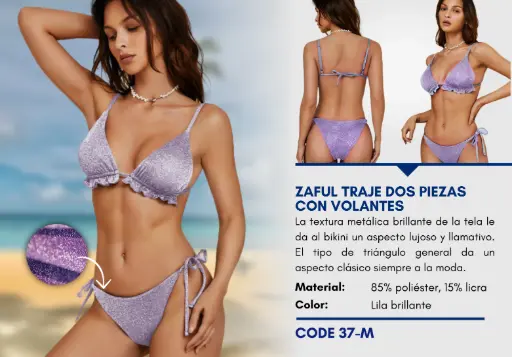 [Traje de Baño Para Mujer Medium Elite Swim M-37] Traje de Baño Para Mujer Medium Elite Swim M-37