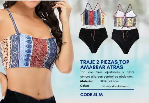 [Traje de Baño Para Mujer Medium Elite Swim M-51] Traje de Baño Para Mujer Medium Elite Swim M-51