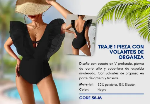 [Traje de Baño Para Mujer Medium Elite Swim M-58] Traje de Baño Para Mujer Medium Elite Swim M-58