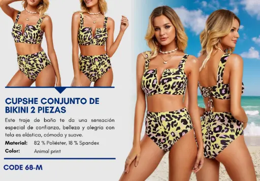 [Traje de Baño Para Mujer Medium Elite Swim M-68] Traje de Baño Para Mujer Medium Elite Swim M-68
