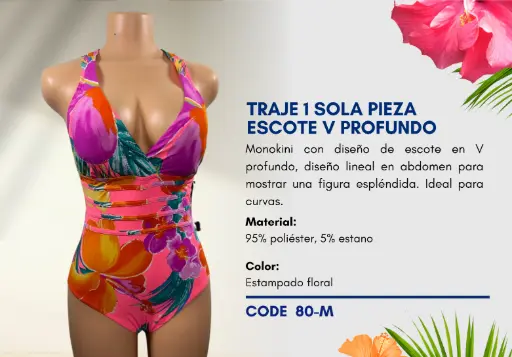 [Traje de Baño Para Mujer Medium Elite Swim M-80] Traje de Baño Para Mujer Medium Elite Swim M-80