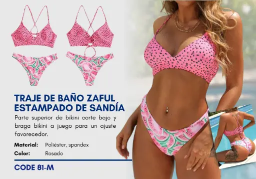 [Traje de Baño Para Mujer Medium Elite Swim M-81] Traje de Baño Para Mujer Medium Elite Swim M-81