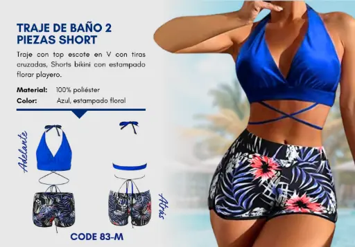 [Traje de Baño Para Mujer Medium Elite Swim M-83] Traje de Baño Para Mujer Medium Elite Swim M-83