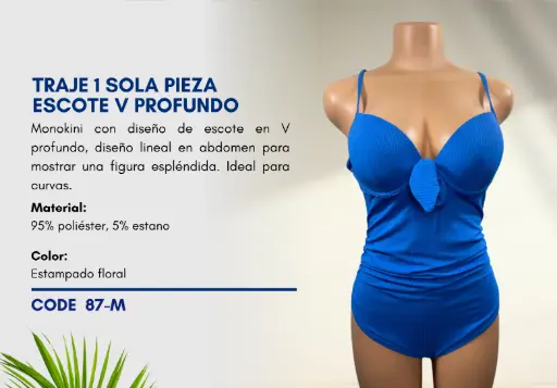 [Traje de Baño Para Mujer Medium Elite Swim M-87] Traje de Baño Para Mujer Medium Elite Swim M-87