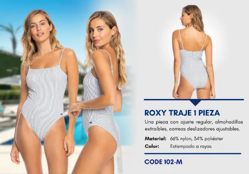 [Traje de Baño Para Mujer Medium Elite Swim M-102] Traje de Baño Para Mujer Medium Elite Swim M-102