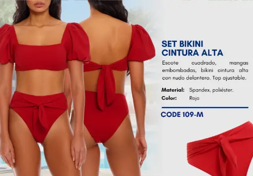 [Traje de Baño Para Mujer Medium Elite Swim M-109] Traje de Baño Para Mujer Medium Elite Swim M-109