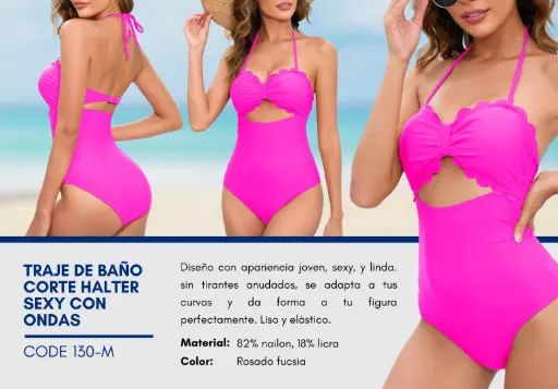 [Traje de Baño Para Mujer Medium Elite Swim M-130] Traje de Baño Para Mujer Medium Elite Swim M-130