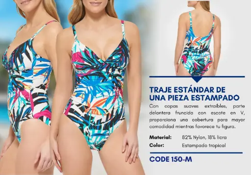 [Traje de Baño Para Mujer Medium Elite Swim M-150] Traje de Baño Para Mujer Medium Elite Swim M-150