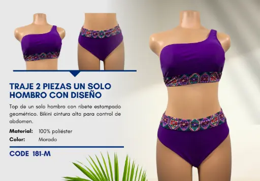 [Traje de Baño Para Mujer Medium Elite Swim M-181] Traje de Baño Para Mujer Medium Elite Swim M-181