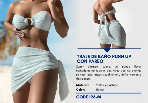 [Traje de Baño Para Mujer Medium Elite Swim M-196] Traje de Baño Para Mujer Medium Elite Swim M-196