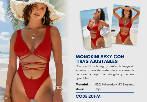 [Traje de Baño Para Mujer Medium Elite Swim M-201] Traje de Baño Para Mujer Medium Elite Swim M-201
