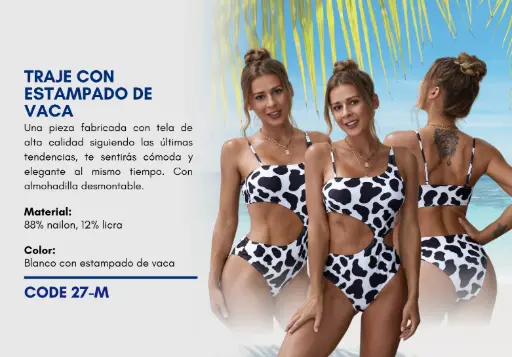 [Traje de Baño Para Mujer Medium Superior Swim M-27] Traje de Baño Para Mujer Medium Superior Swim M-27