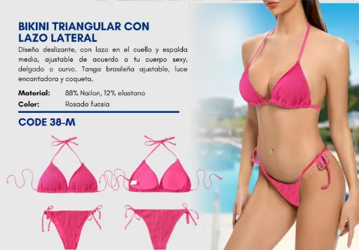 [Traje de Baño Para Mujer Medium Superior Swim M-38] Traje de Baño Para Mujer Medium Superior Swim M-38