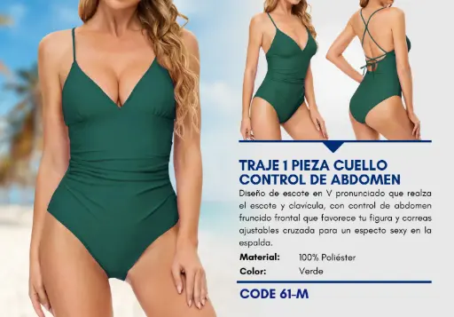 [Traje de Baño Para Mujer Medium Superior Swim M-61] Traje de Baño Para Mujer Medium Superior Swim M-61