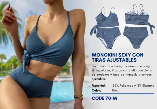 [Traje de Baño Para Mujer Medium Superior Swim M-70] Traje de Baño Para Mujer Medium Superior Swim M-70