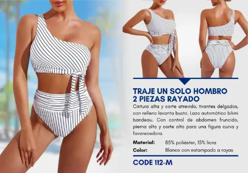 [Traje de Baño Para Mujer Medium Superior Swim M-112] Traje de Baño Para Mujer Medium Superior Swim M-112