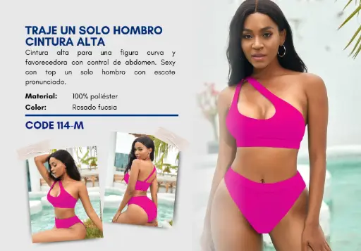 [Traje de Baño Para Mujer Medium Superior Swim M-114] Traje de Baño Para Mujer Medium Superior Swim M-114