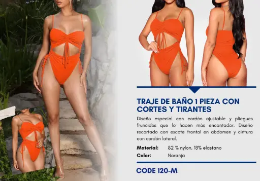 [Traje de Baño Para Mujer Medium Superior Swim M-120] Traje de Baño Para Mujer Medium Superior Swim M-120