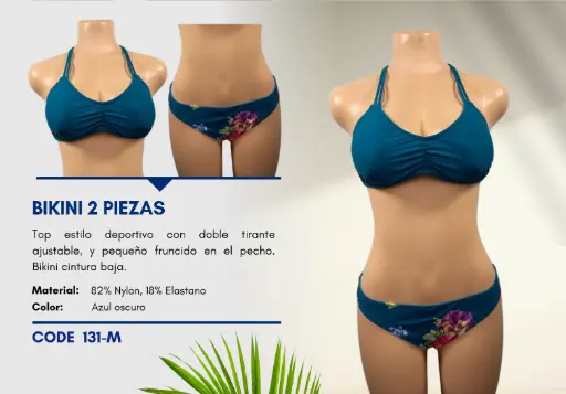 [Traje de Baño Para Mujer Medium Superior Swim M-131] Traje de Baño Para Mujer Medium Superior Swim M-131