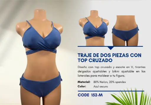 [Traje de Baño Para Mujer Medium Superior Swim M-152] Traje de Baño Para Mujer Medium Superior Swim M-152