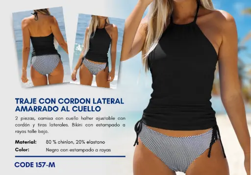 [Traje de Baño Para Mujer Medium Superior Swim M-157] Traje de Baño Para Mujer Medium Superior Swim M-157