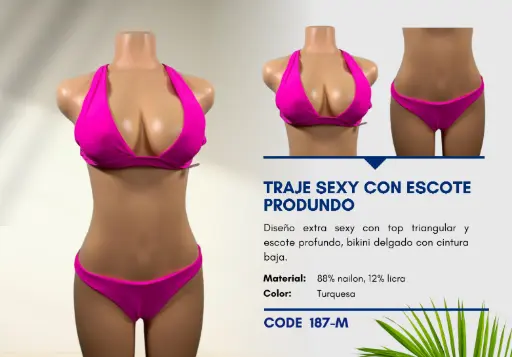 [Traje de Baño Para Mujer Medium Superior Swim M-187] Traje de Baño Para Mujer Medium Superior Swim M-187
