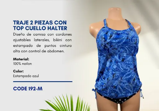 [Traje de Baño Para Mujer Medium Superior Swim M-192] Traje de Baño Para Mujer Medium Superior Swim M-192