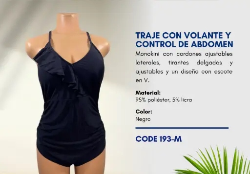 [Traje de Baño Para Mujer Medium Superior Swim M-193] Traje de Baño Para Mujer Medium Superior Swim M-193