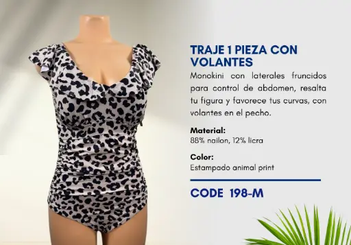 [Traje de Baño Para Mujer Medium Superior Swim M-198] Traje de Baño Para Mujer Medium Superior Swim M-198