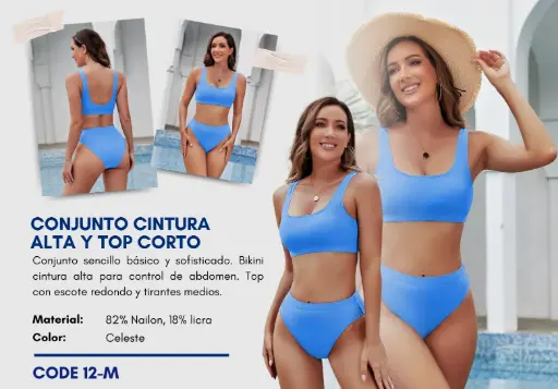 [Traje de Baño Para Mujer Medium Esencial Swim M-12] Traje de Baño Para Mujer Medium Esencial Swim M-12