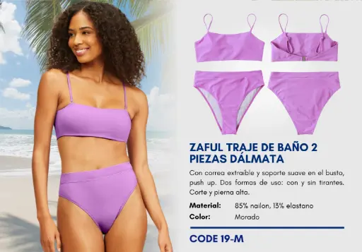[Traje de Baño Para Mujer Medium Esencial Swim M-19] Traje de Baño Para Mujer Medium Esencial Swim M-19