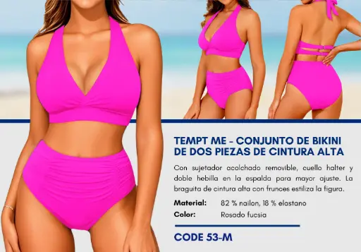 [Traje de Baño Para Mujer Medium Esencial Swim M-53] Traje de Baño Para Mujer Medium Esencial Swim M-53