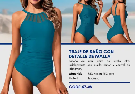 [Traje de Baño Para Mujer Medium Esencial Swim M-67] Traje de Baño Para Mujer Medium Esencial Swim M-67