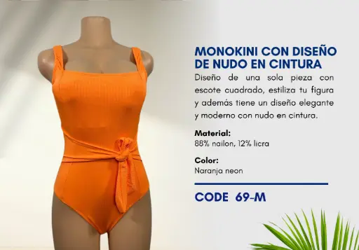 [Traje de Baño Para Mujer Medium Esencial Swim M-69] Traje de Baño Para Mujer Medium Esencial Swim M-69