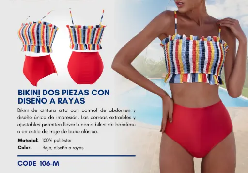 [Traje de Baño Para Mujer Medium Esencial Swim M-106] Traje de Baño Para Mujer Medium Esencial Swim M-106