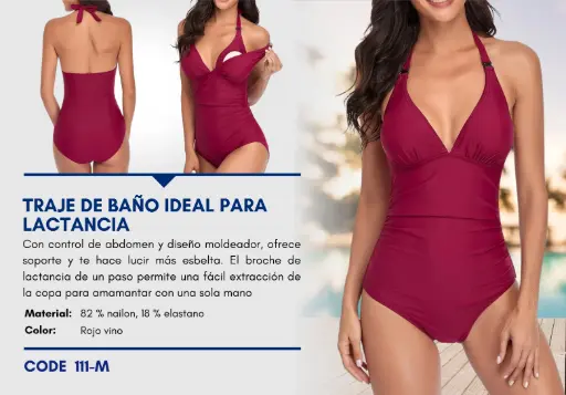 [Traje de Baño Para Mujer Medium Esencial Swim M-111] Traje de Baño Para Mujer Medium Esencial Swim M-111