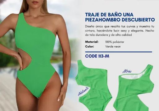 [Traje de Baño Para Mujer Medium Esencial Swim M-113] Traje de Baño Para Mujer Medium Esencial Swim M-113
