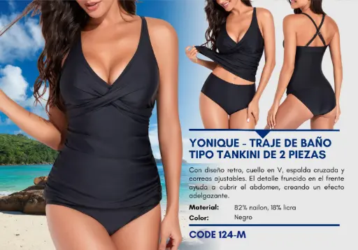 [Traje de Baño Para Mujer Medium Esencial Swim M-124] Traje de Baño Para Mujer Medium Esencial Swim M-124
