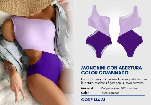 [Traje de Baño Para Mujer Medium Esencial Swim M-134] Traje de Baño Para Mujer Medium Esencial Swim M-134