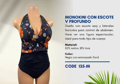 [Traje de Baño Para Mujer Medium Esencial Swim M-135] Traje de Baño Para Mujer Medium Esencial Swim M-135