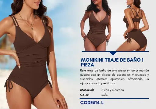 [Traje de Baño Para Mujer Large Elite Swim L-14] Traje de Baño Para Mujer Large Elite Swim L-14