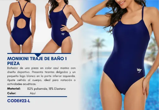 [Traje de Baño Para Mujer Large Elite Swim L-22] Traje de Baño Para Mujer Large Elite Swim L-22