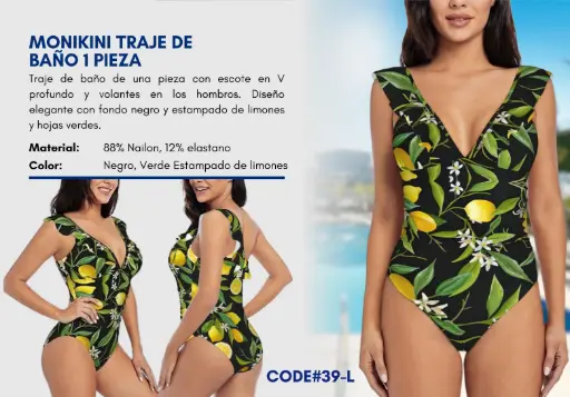 [Traje de Baño Para Mujer Large Elite Swim L-39] Traje de Baño Para Mujer Large Elite Swim L-39