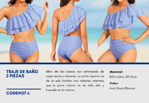[Traje de Baño Para Mujer Large Elite Swim L-137] Traje de Baño Para Mujer Large Elite Swim L-137