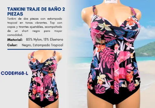[Traje de Baño Para Mujer Large Elite Swim L-168] Traje de Baño Para Mujer Large Elite Swim L-168