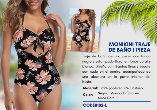 [Traje de Baño Para Mujer Large Elite Swim L-182] Traje de Baño Para Mujer Large Elite Swim L-182