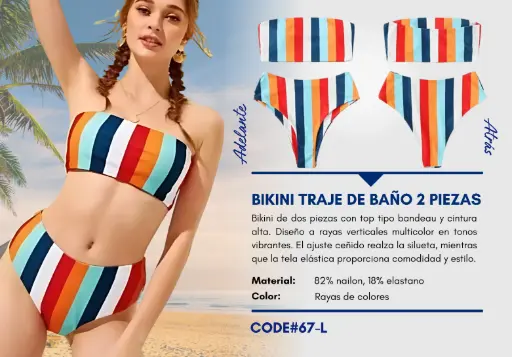 [Traje de Baño Para Mujer Large Superior Swim L-67] Traje de Baño Para Mujer Large Superior Swim L-67