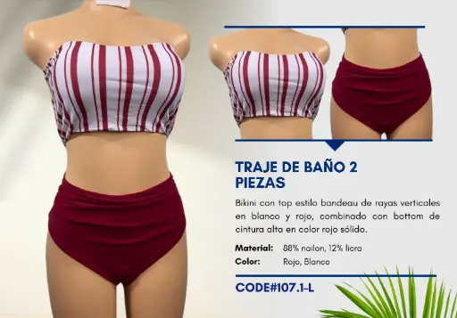 [Traje de Baño Para Mujer Large Superior Swim L-107.1] Traje de Baño Para Mujer Large Superior Swim L-107.1
