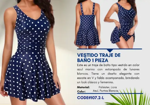 [Traje de Baño Para Mujer Large Superior Swim L-107.2] Traje de Baño Para Mujer Large Superior Swim L-107.2