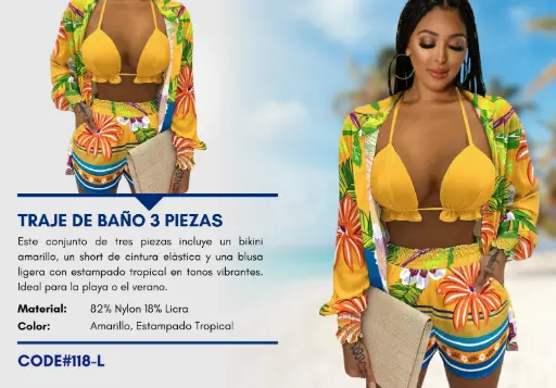 [Traje de Baño Para Mujer Large Superior Swim L-118] Traje de Baño Para Mujer Large Superior Swim L-118